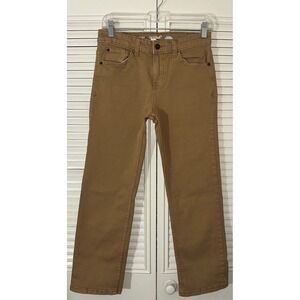 Cat &‎ Jack Boys Camel Straight Stretch Adjustable Waist Jeans Pants Size 12